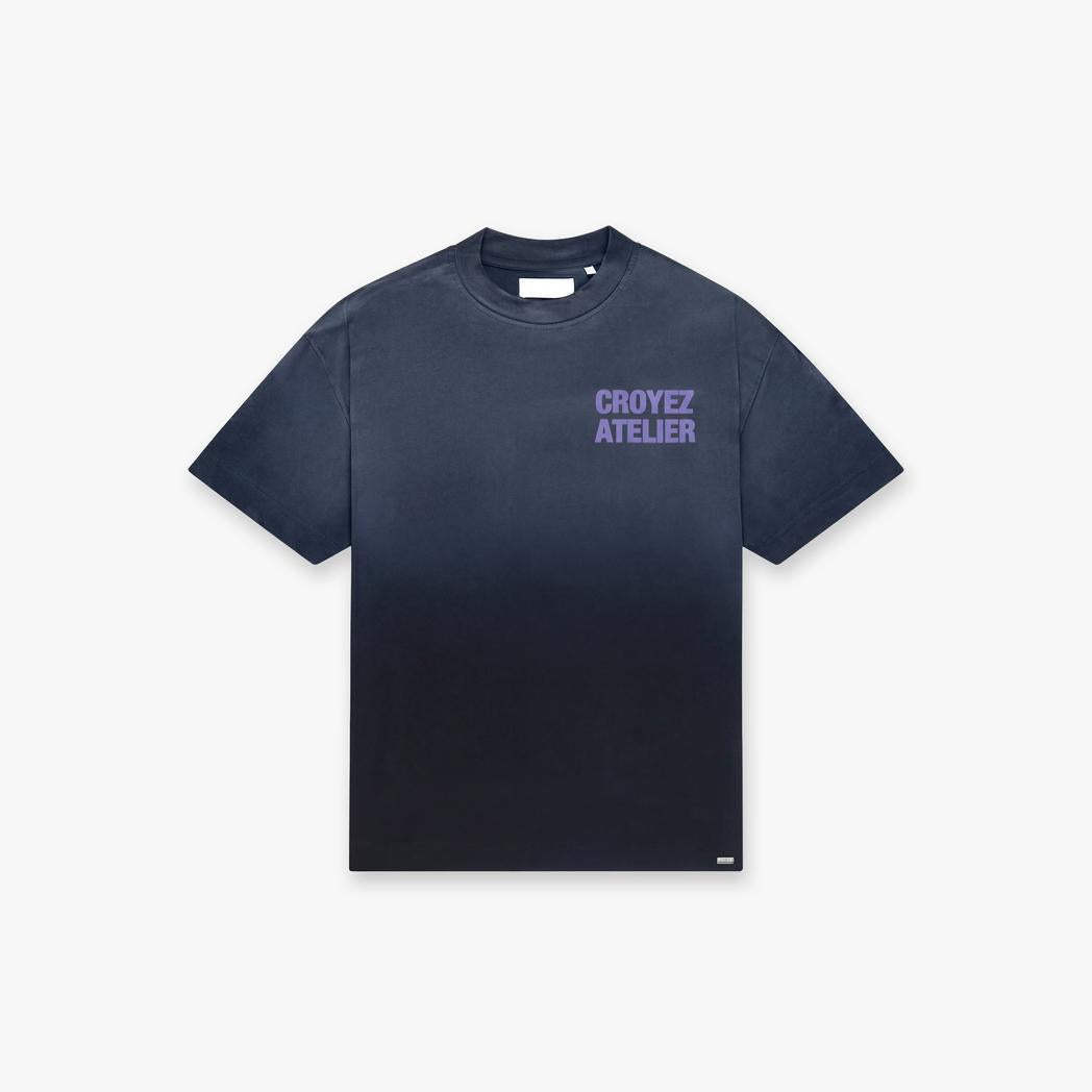 Sprayed Atelier T-Shirt Black-Croyez-Mansion Clothing