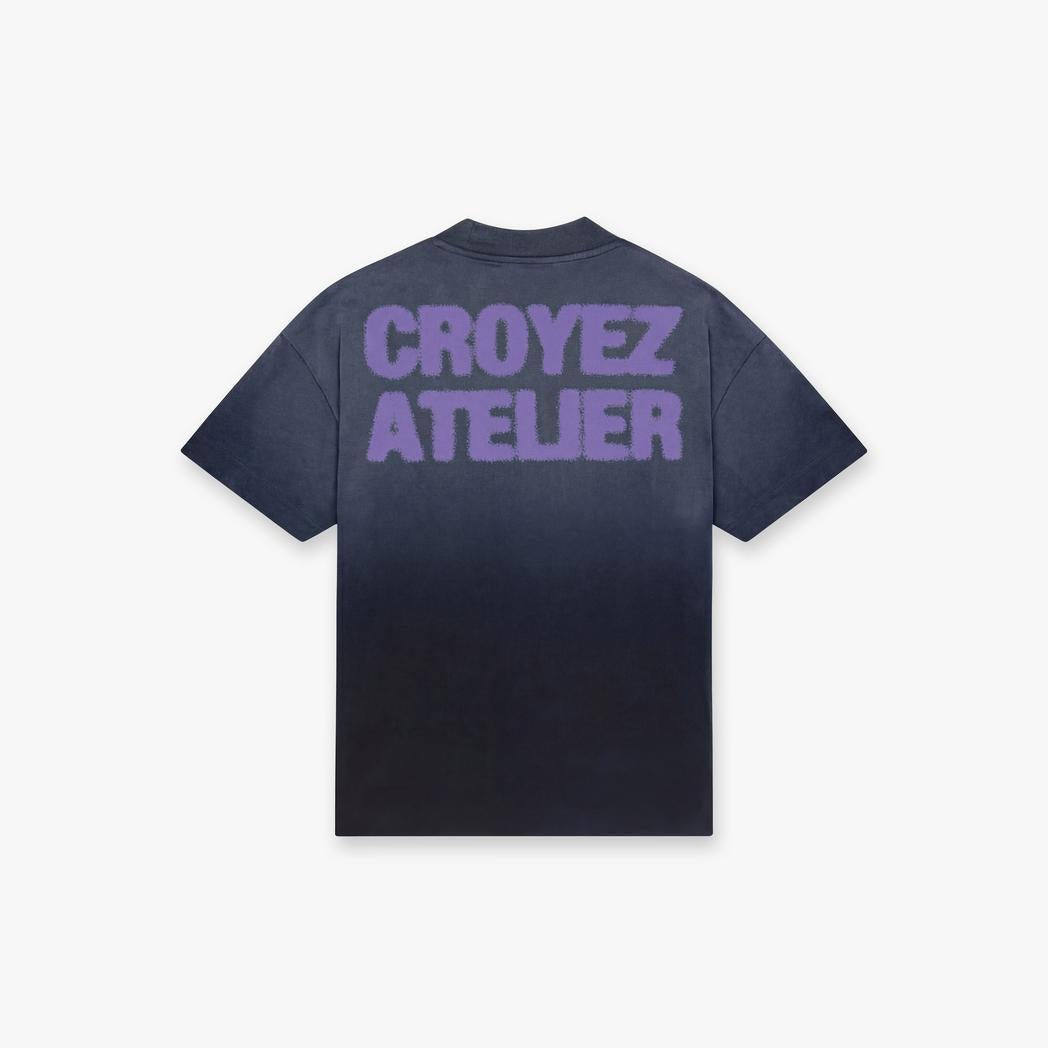 Sprayed Atelier T-Shirt Black-Croyez-Mansion Clothing