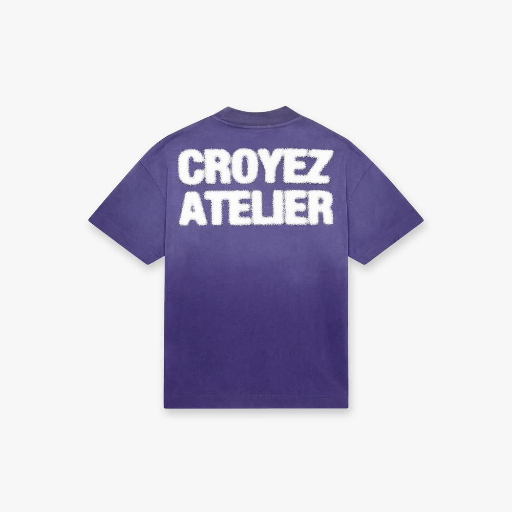 Sprayed Atelier T-Shirt Dark Purple