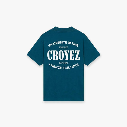 Stamp T-Shirt Dark Teal-Croyez-Mansion Clothing