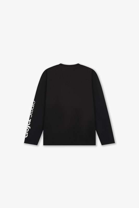 Studio Faded Longsleeve T-Shirt Black-Croyez-Mansion Clothing