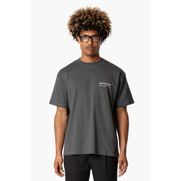 Studios T-shirt Anthracite/White-Quotrell-Mansion Clothing