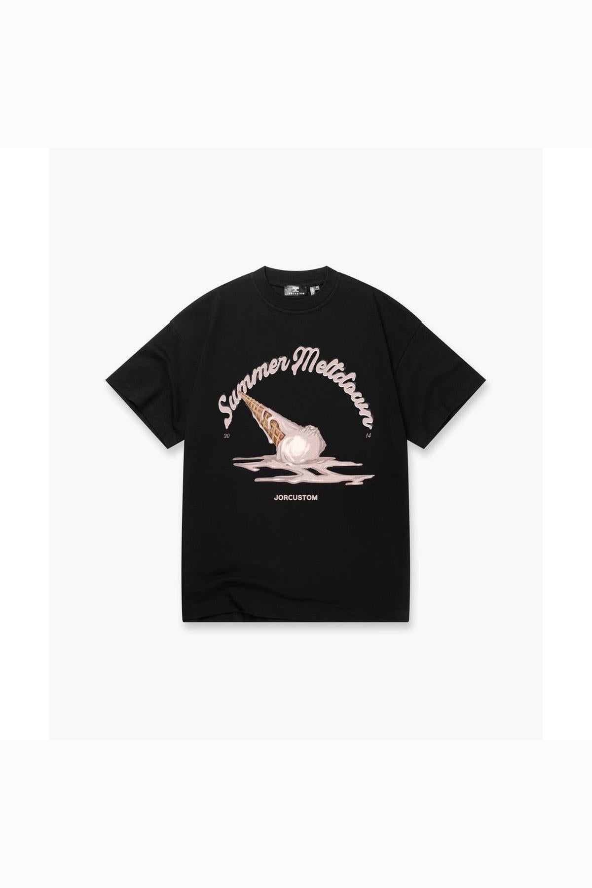 Summer Meltdown loose fit t-shirt Black