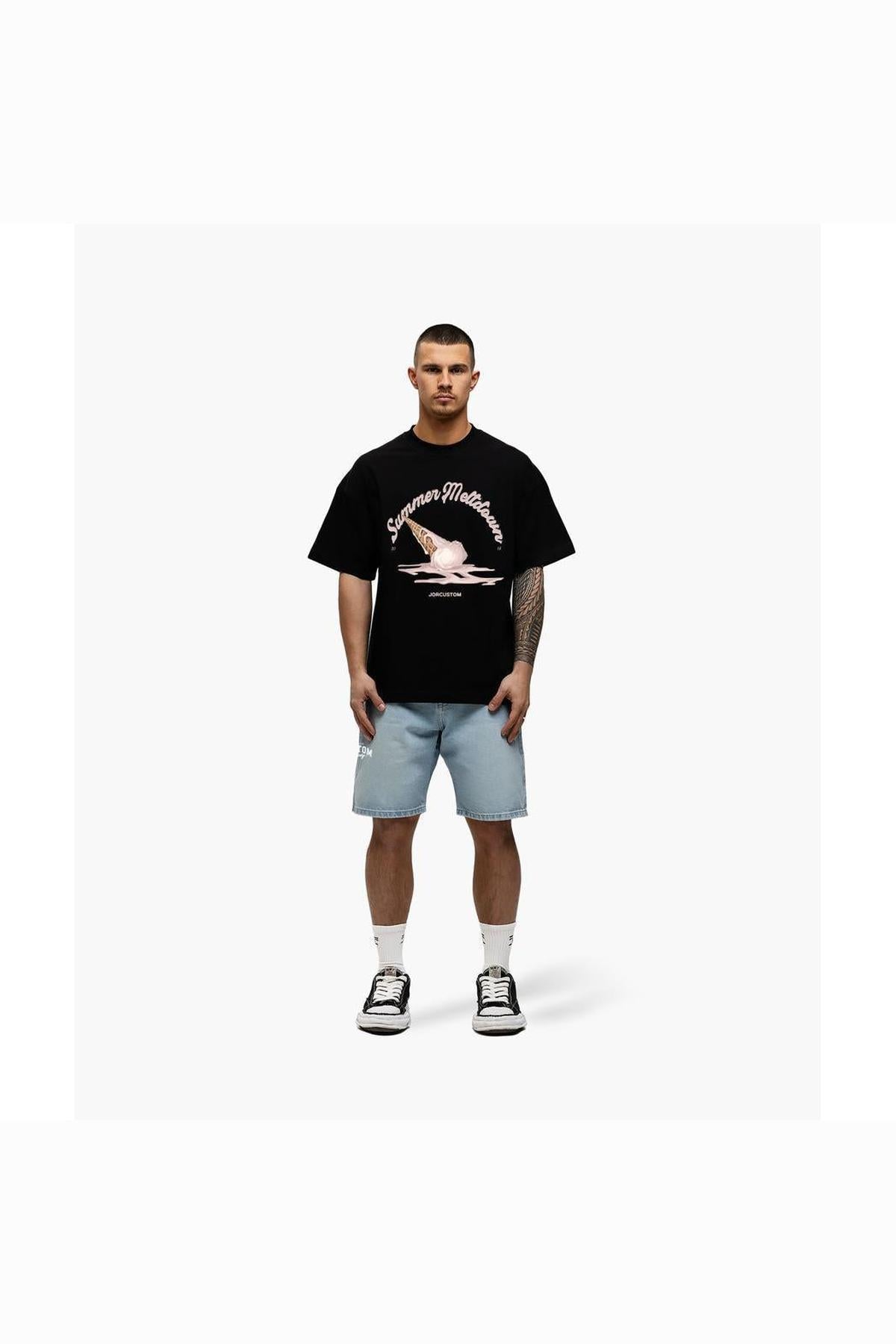 Summer Meltdown loose fit t-shirt Black