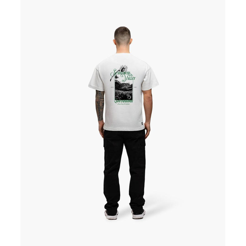 Sunflower Valley Loose Fit tee White-Jorcustom-Mansion Clothing