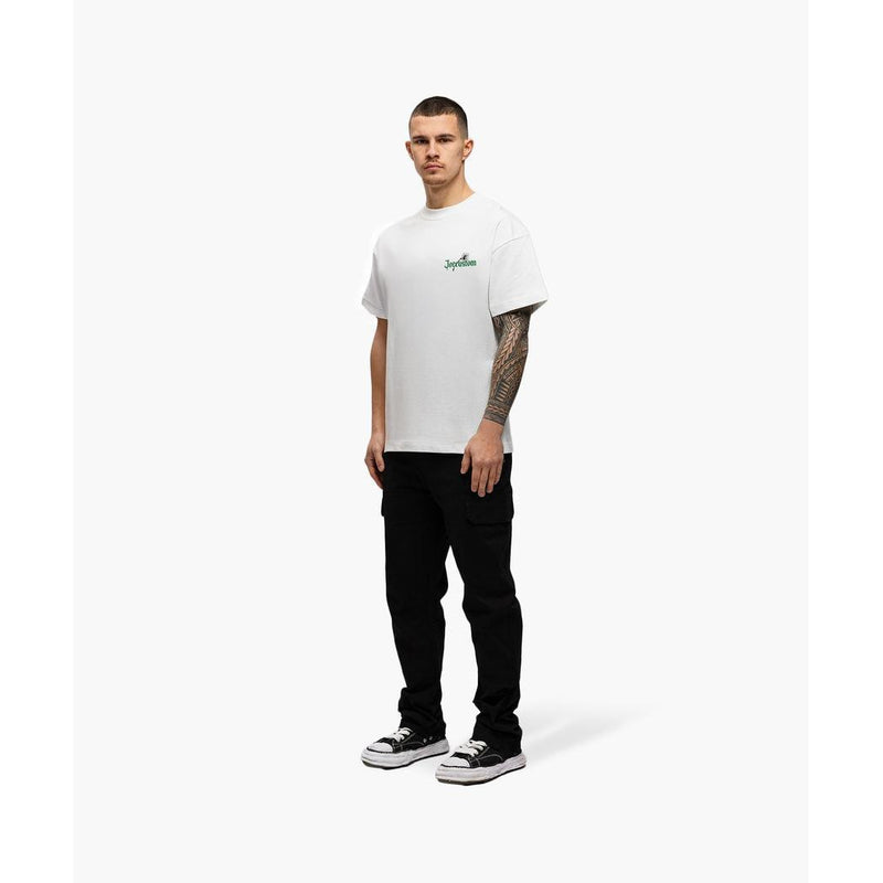 Sunflower Valley Loose Fit tee White-Jorcustom-Mansion Clothing