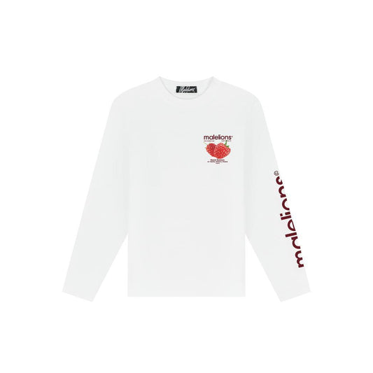 Sweet Summer Longsleeve T-Shirt White-Malelions-Mansion Clothing