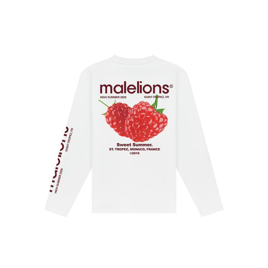 Sweet Summer Longsleeve T-Shirt White-Malelions-Mansion Clothing