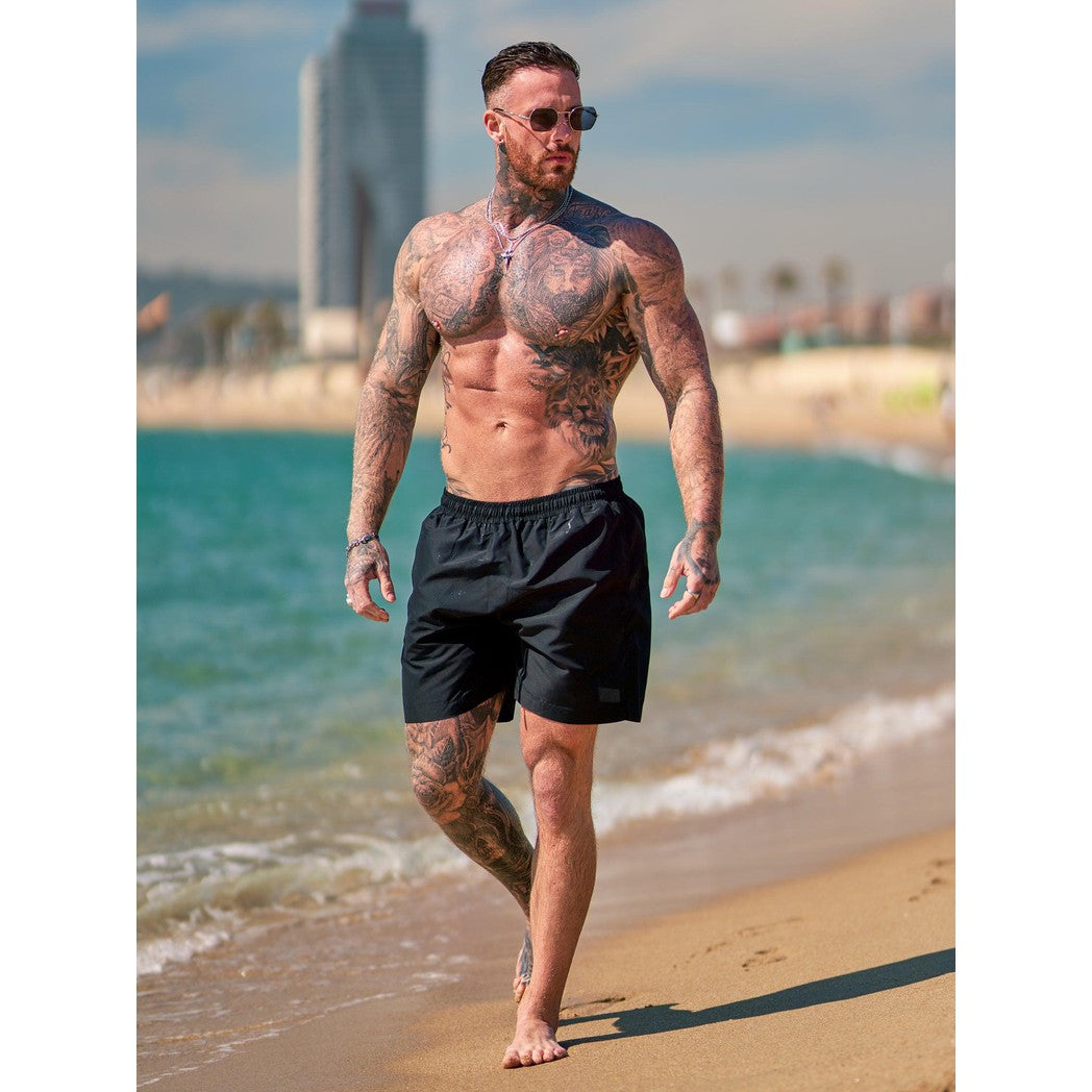Swimshort Street Jet Black-AB Lifestyle-Mansion Clothing
