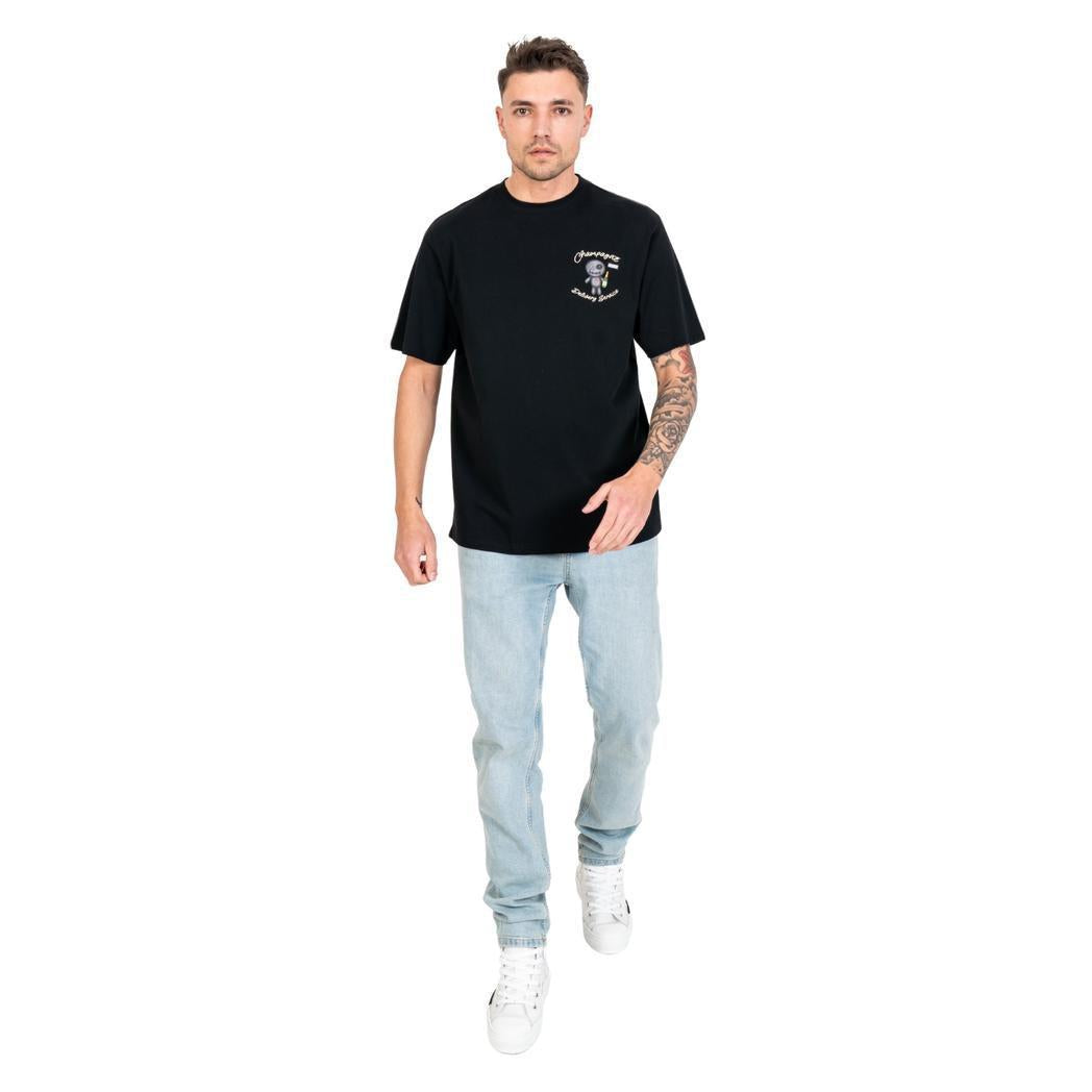 TULSA T-SHIRT BLACK-WRONG FRIENDS-Mansion Clothing