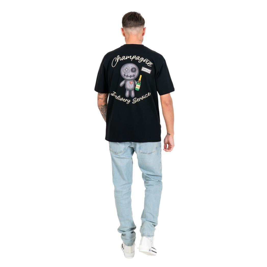 TULSA T-SHIRT BLACK-WRONG FRIENDS-Mansion Clothing