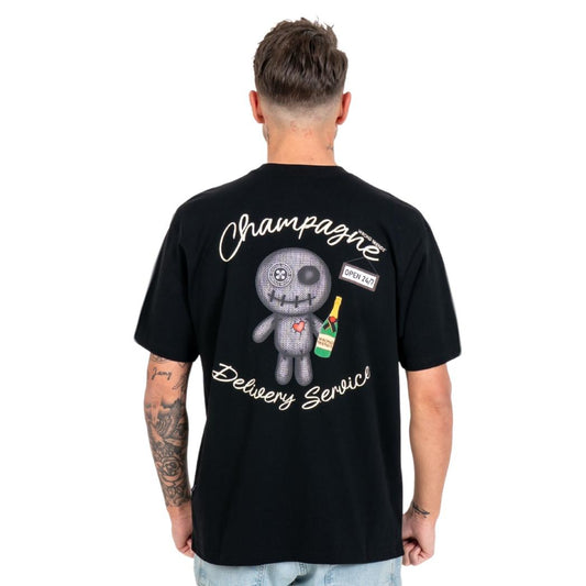 TULSA T-SHIRT BLACK-WRONG FRIENDS-Mansion Clothing