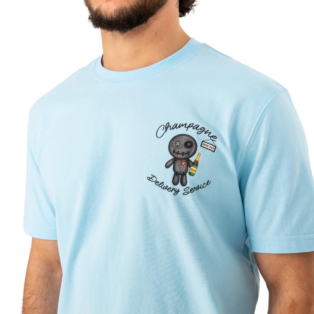 TULSA T-SHIRT LIGHT BLUE-WRONG FRIENDS-Mansion Clothing