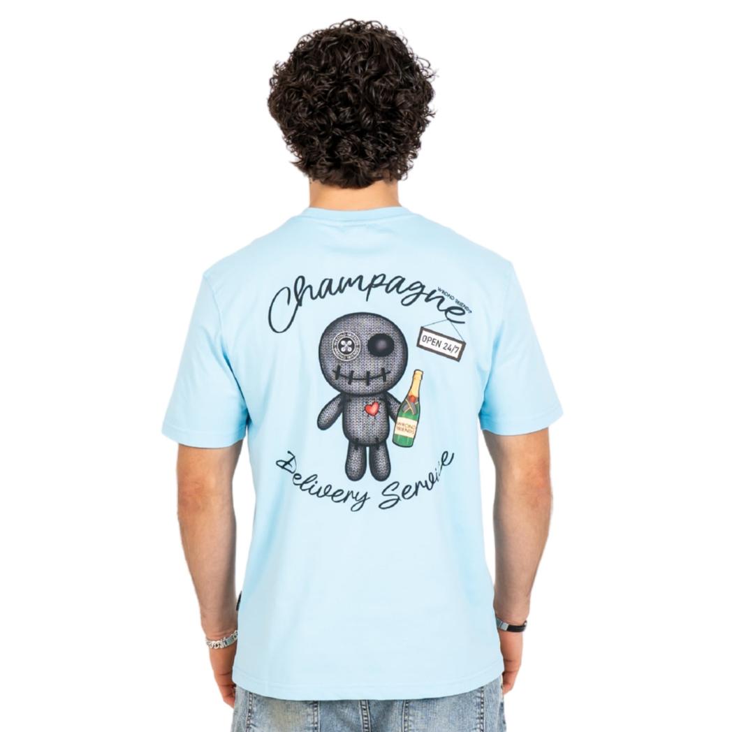 TULSA T-SHIRT LIGHT BLUE-WRONG FRIENDS-Mansion Clothing