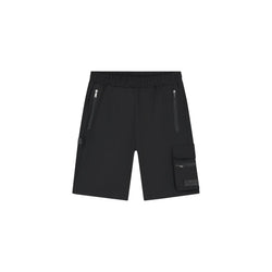 Technical Cargo Shorts Black-Malelions-Mansion Clothing