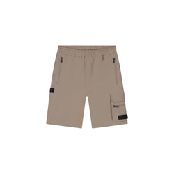 Technical Cargo Shorts Taupe-Malelions-Mansion Clothing