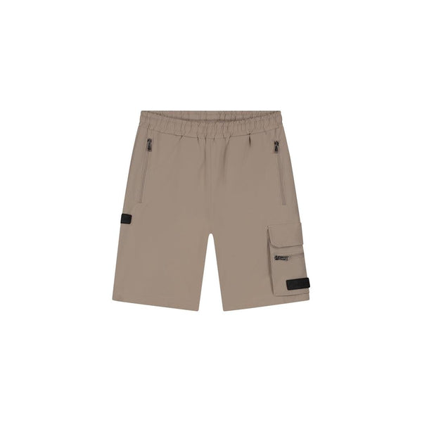 Technical Cargo Shorts Taupe-Malelions-Mansion Clothing