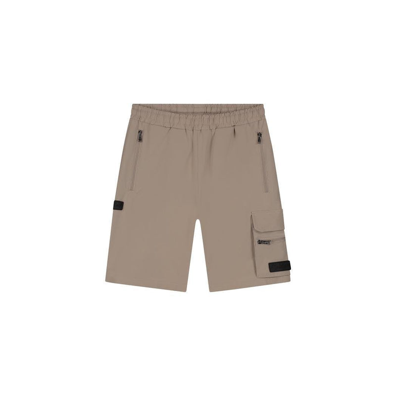 Technical Cargo Shorts Taupe-Malelions-Mansion Clothing