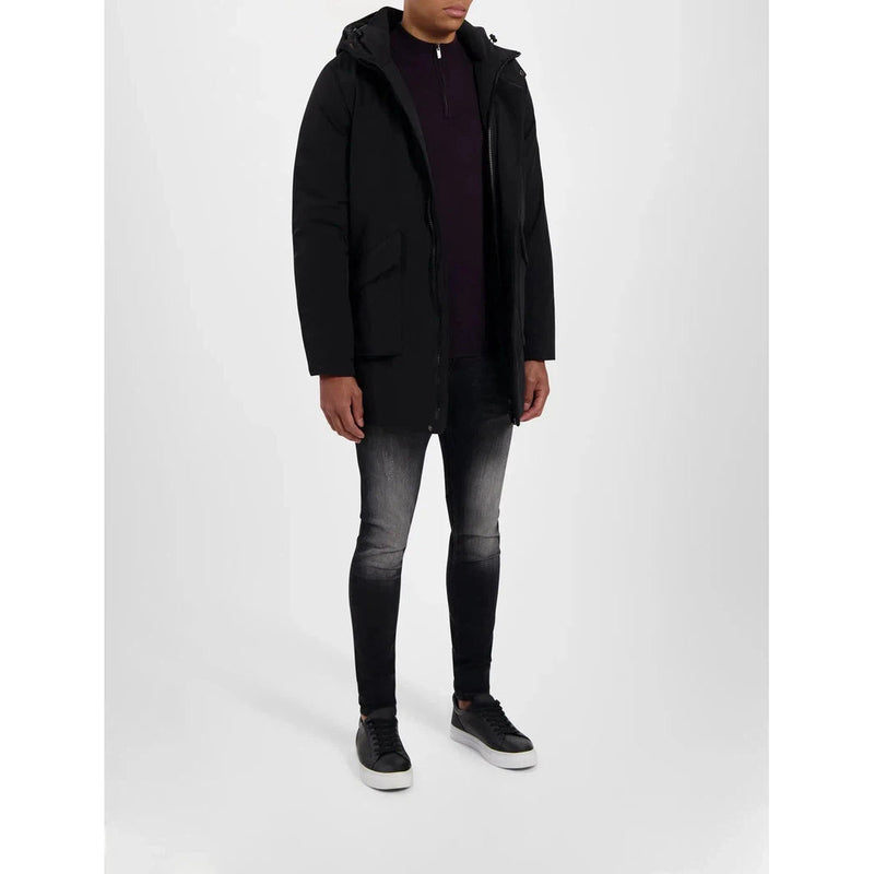 Technical Parka Coat-Purewhite-Mansion Clothing