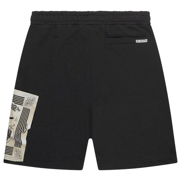 Temple Shorts Black-OFF THE PITCH-Mansion Clothing