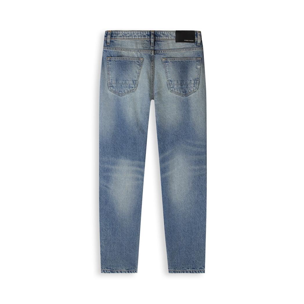 The Aiden Loose Fit Jeans Denim Blue Green