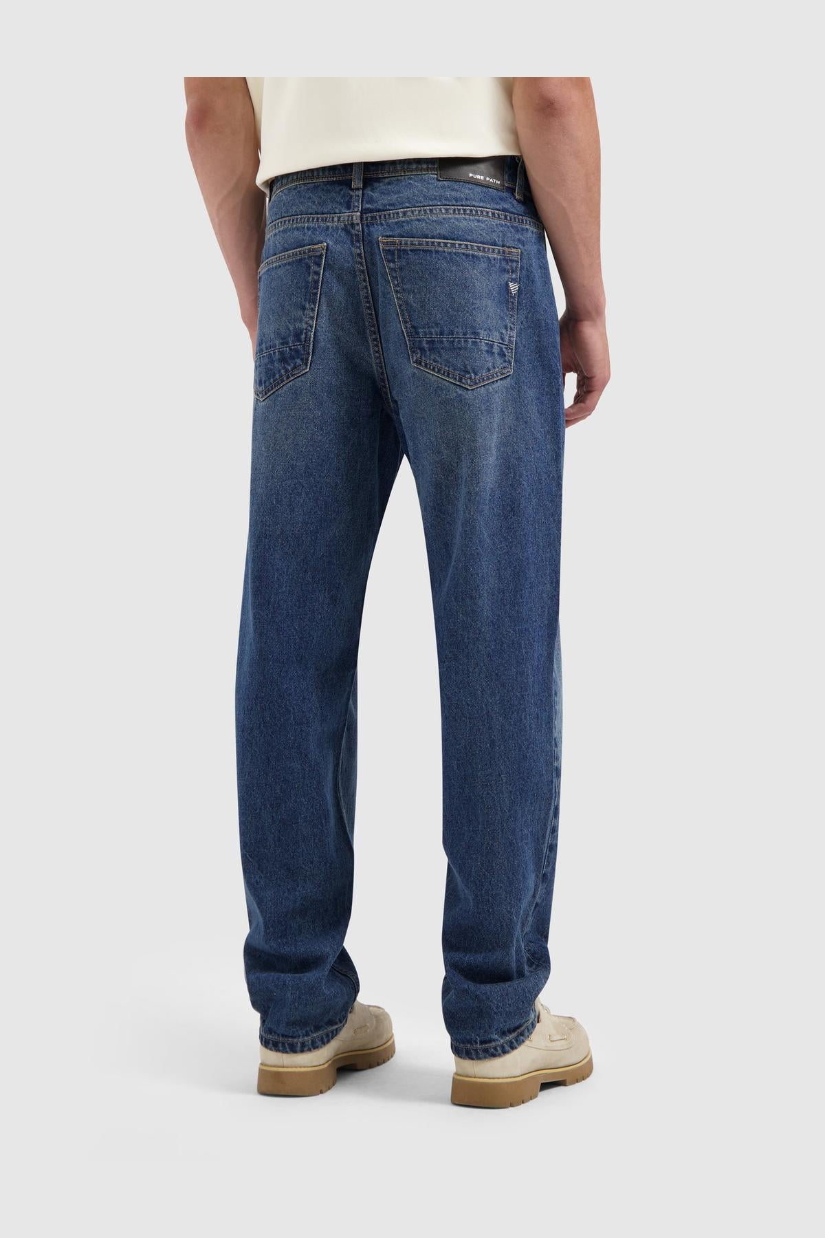 The Aiden Loose Fit Jeans Denim Dark Blue