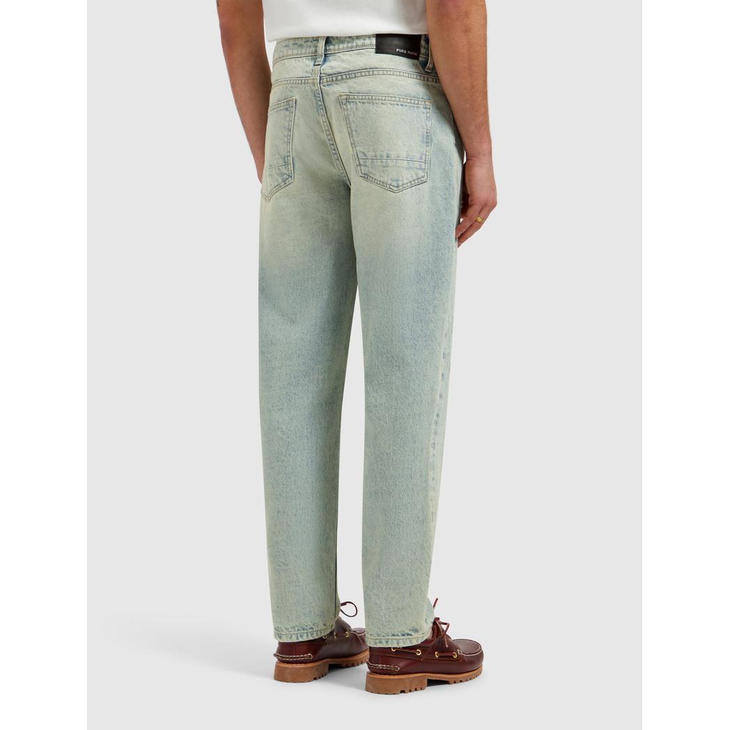 The Aiden Loose Fit Jeans W1653 Denim Blue Green