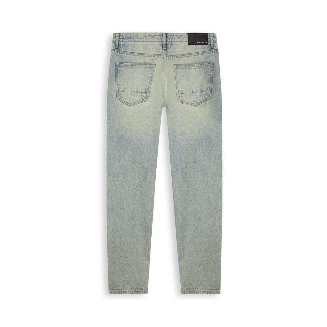 The Aiden Loose Fit Jeans W1653 Denim Blue Green