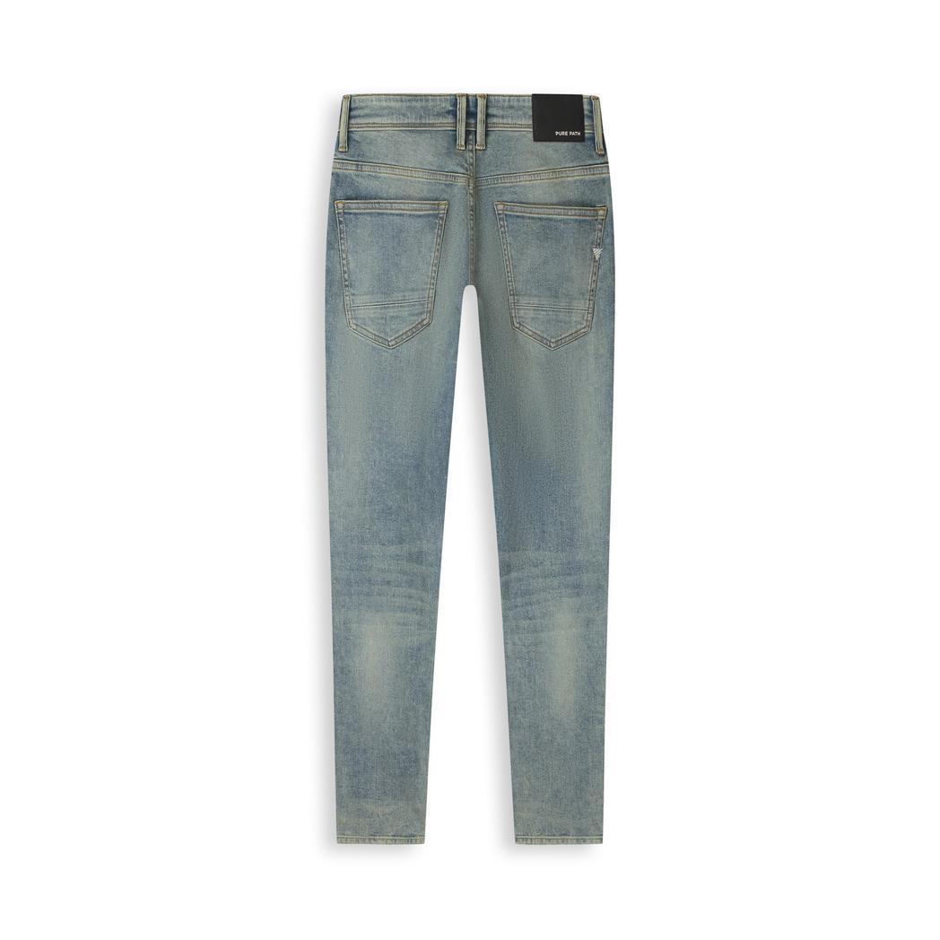 The Jone 2.0 Skinny Fit Jeans Denim Blue Green-Pure Path-Mansion Clothing