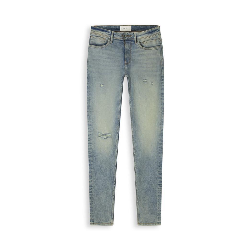 The Jone 2.0 Skinny Fit Jeans Denim Blue Green-Pure Path-Mansion Clothing