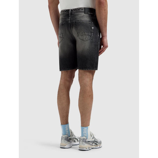 The Owen Regular Fit Short Denim Dark Grey-Pure Path-Mansion Clothing