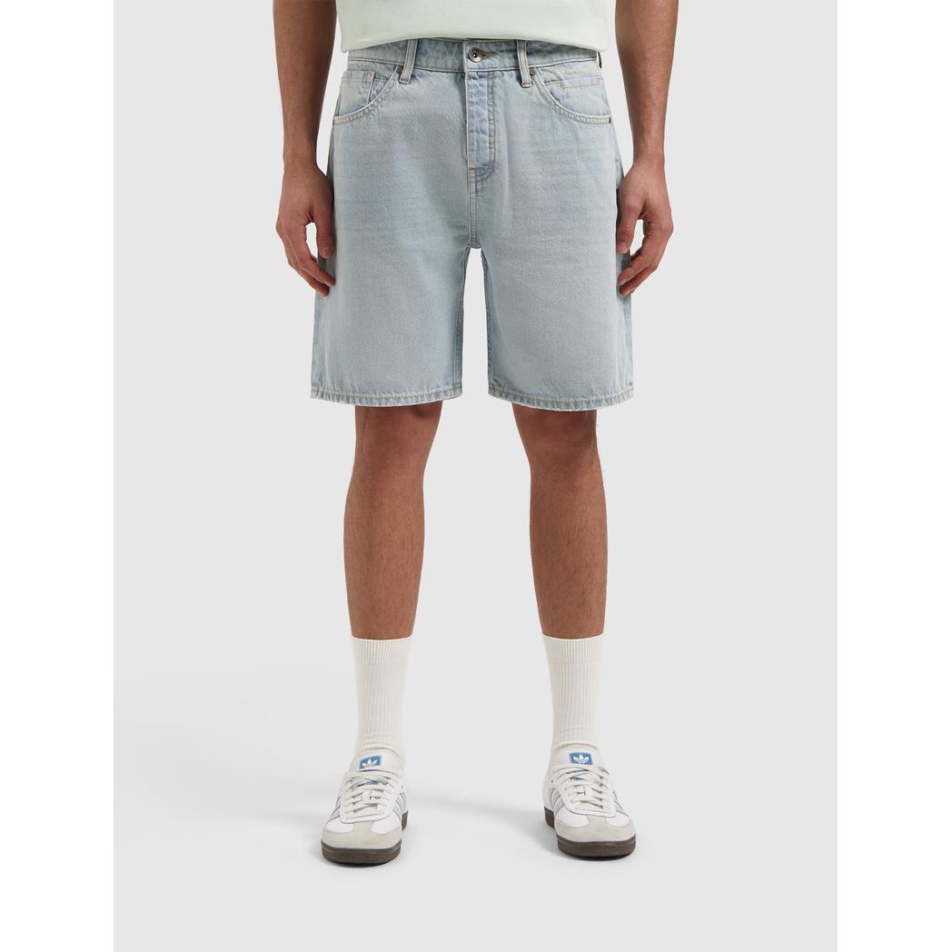 The Owen Regular Fit Shorts Denim Light Blue