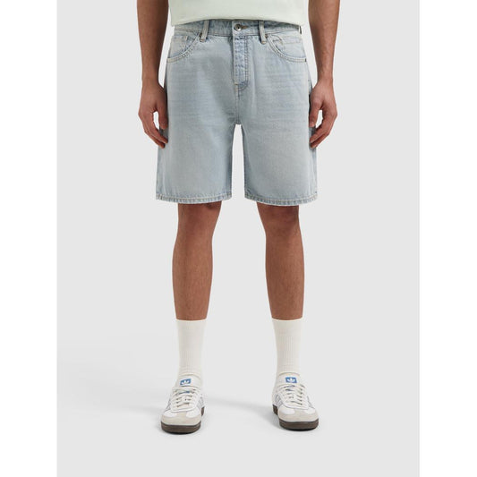 The Owen Regular Fit Shorts Denim Light Blue-Pure Path-Mansion Clothing