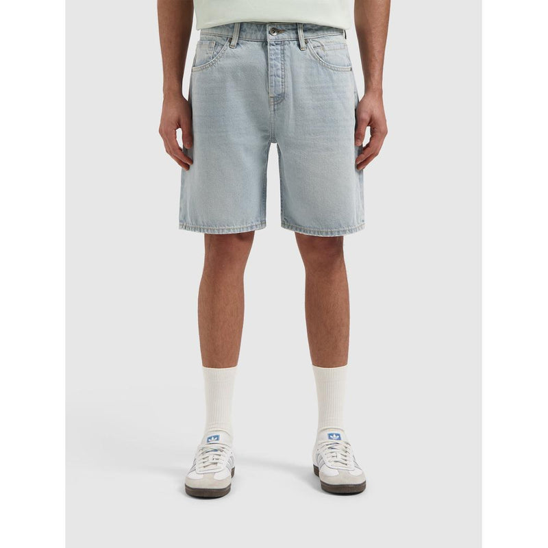 The Owen Regular Fit Shorts Denim Light Blue