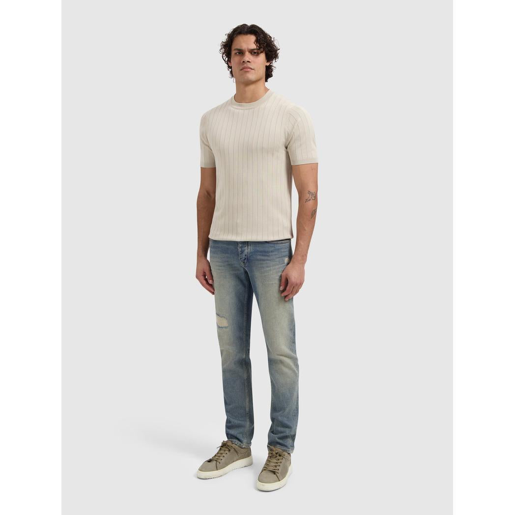 The Ryan Slim Fit Jeans Denim Blue Green-Pure Path-Mansion Clothing