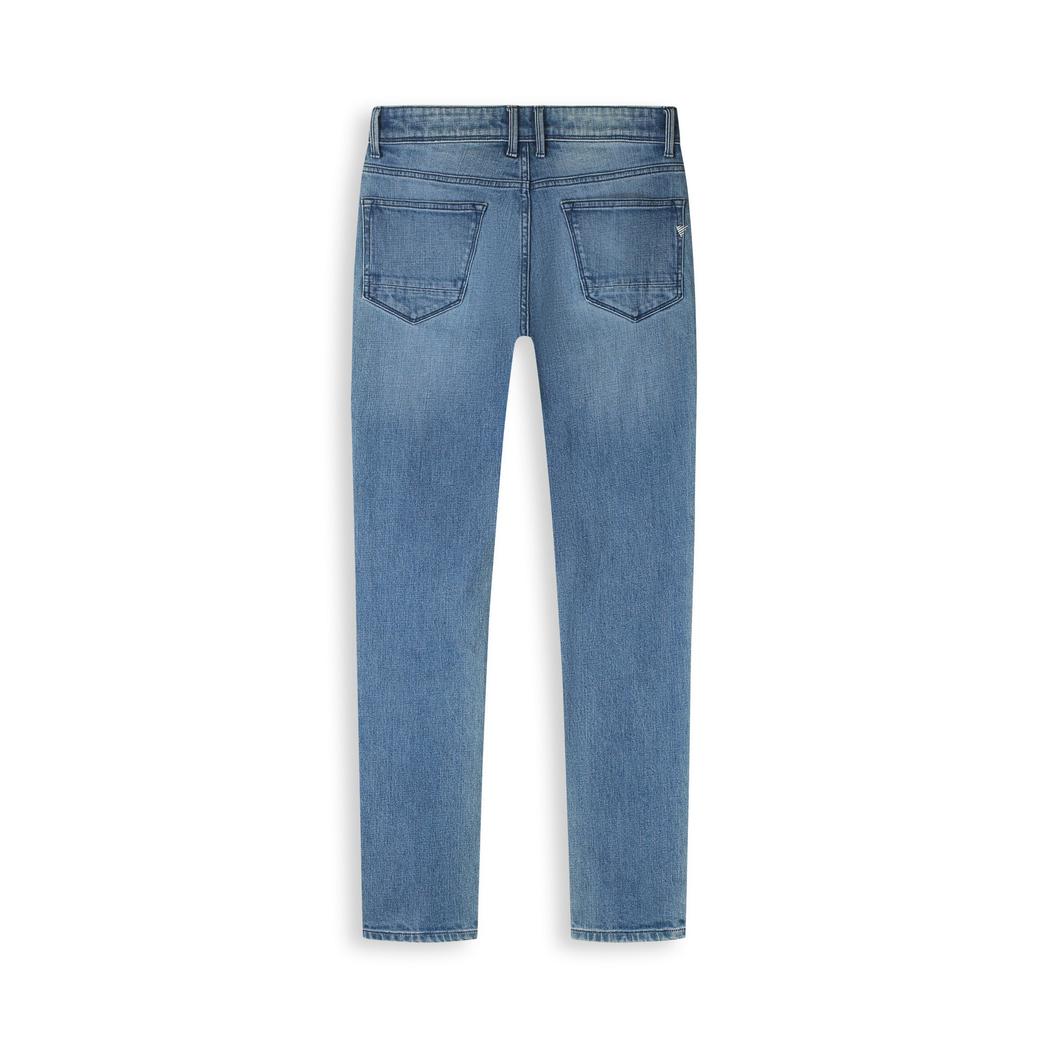 The Ryan Slim Fit Jeans Denim Mid Blue-Pure Path-Mansion Clothing