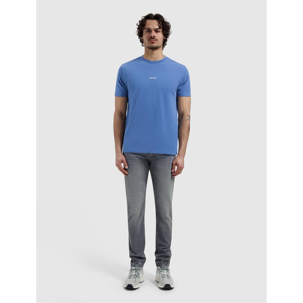 The Ryan Slim Fit Jeans Denim Mid Grey-Pure Path-Mansion Clothing