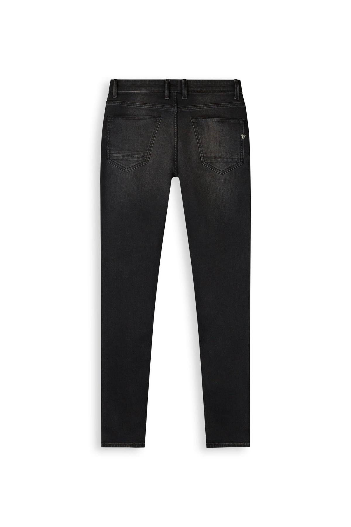 The Ryan Slim Fit Jeans Denim Washed Black-Pure Path-Mansion Clothing