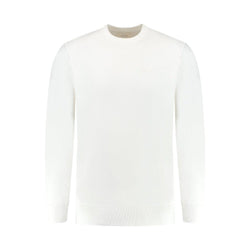 Tonal Embroidered Sweater - Off White-Pure Path-Mansion Clothing