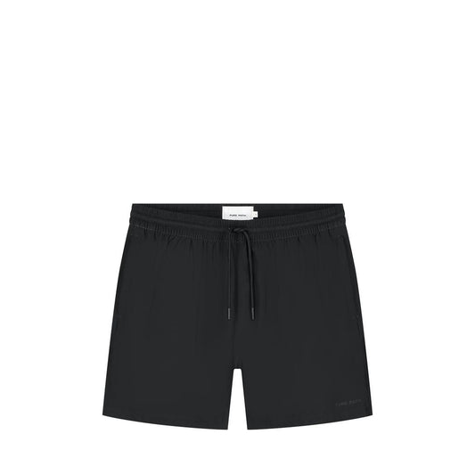 Tonal Logo Swim Shorts Black
