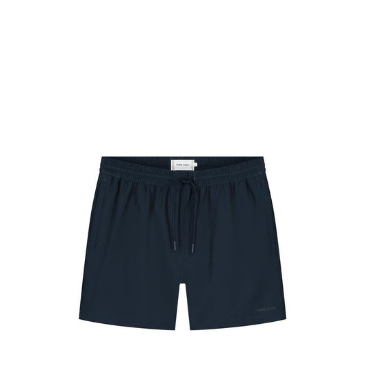 Tonal Logo Swim Shorts Navy