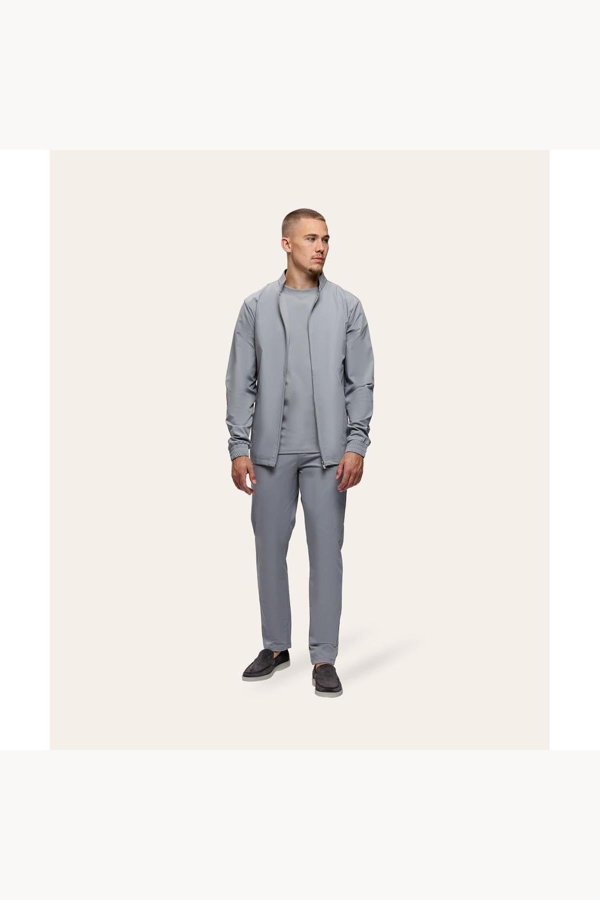 Tracksuit Jacket Light Grey