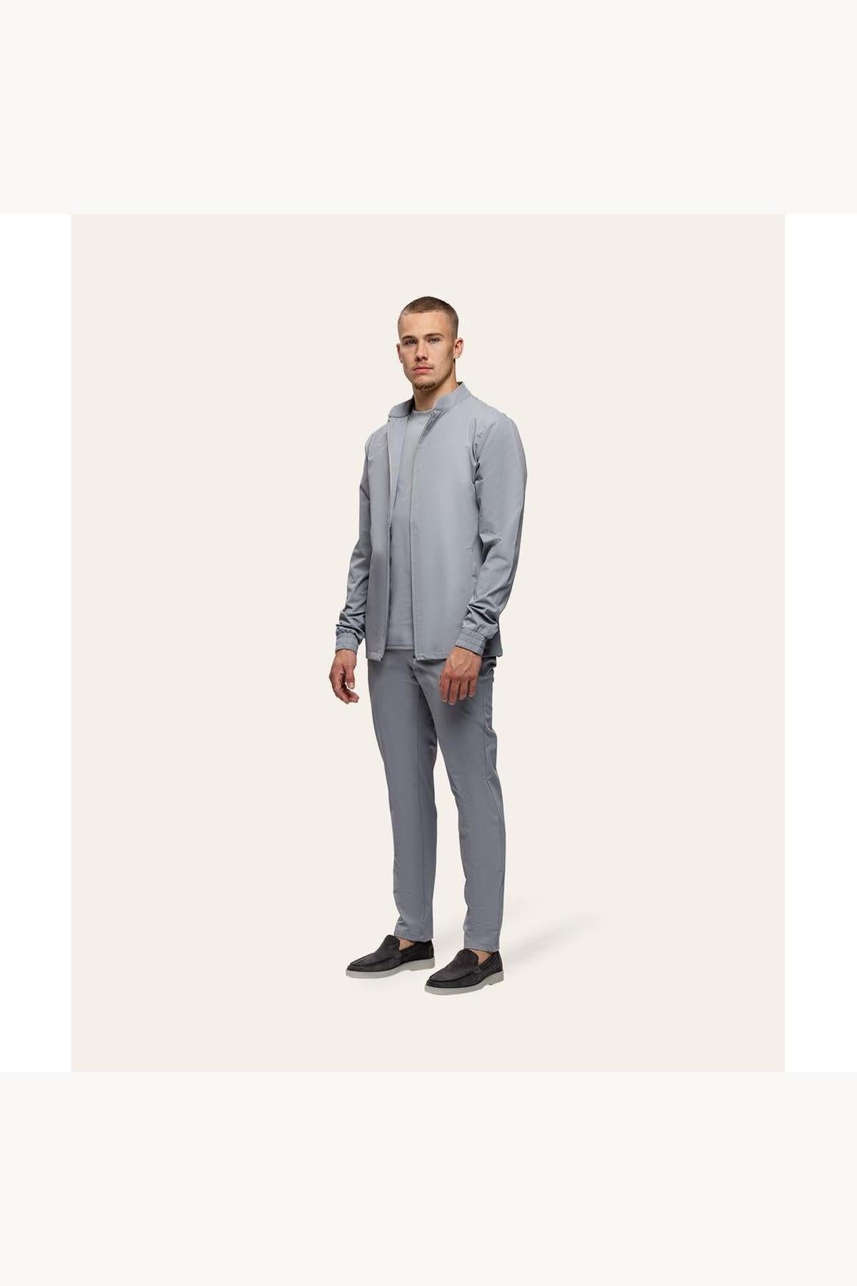 Tracksuit Jacket Light Grey
