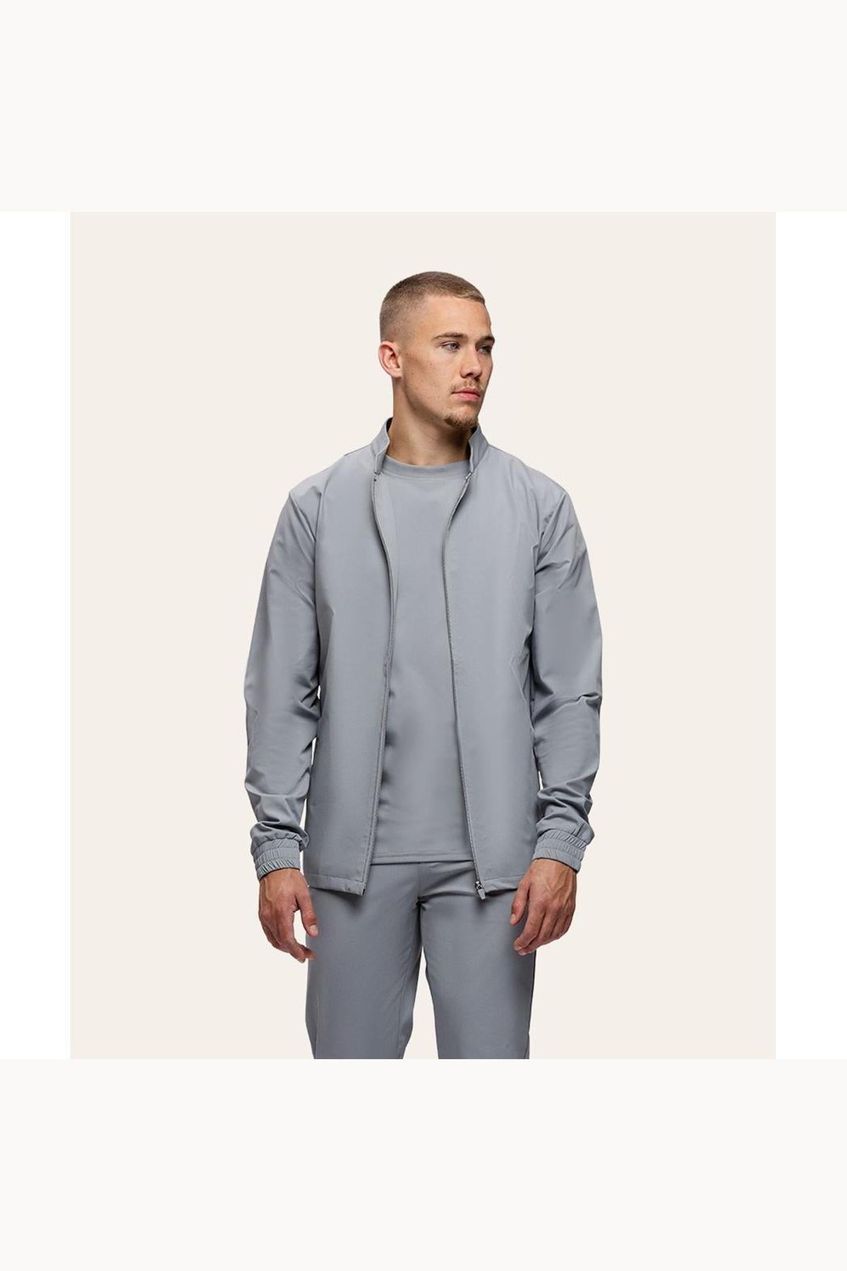 Tracksuit Jacket Light Grey