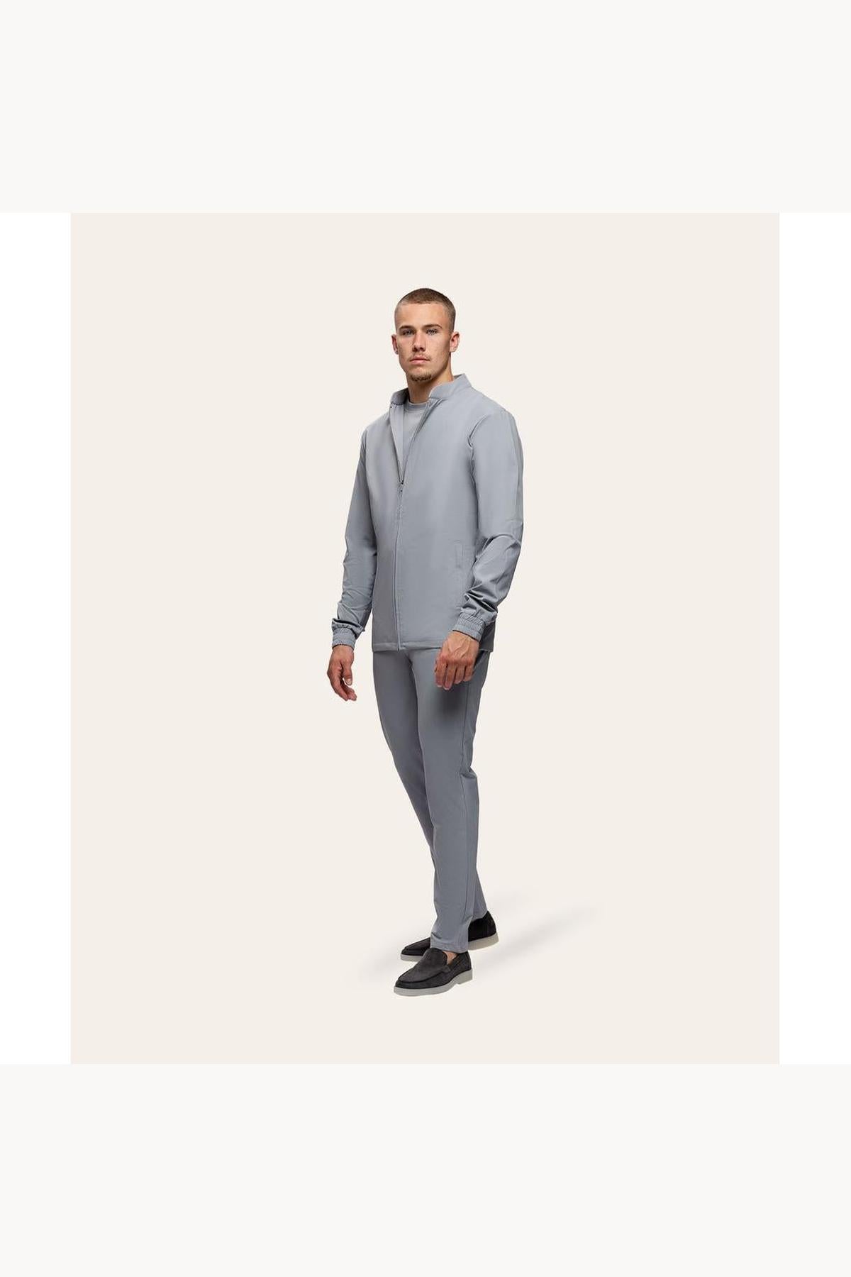 Tracksuit Jacket Light Grey