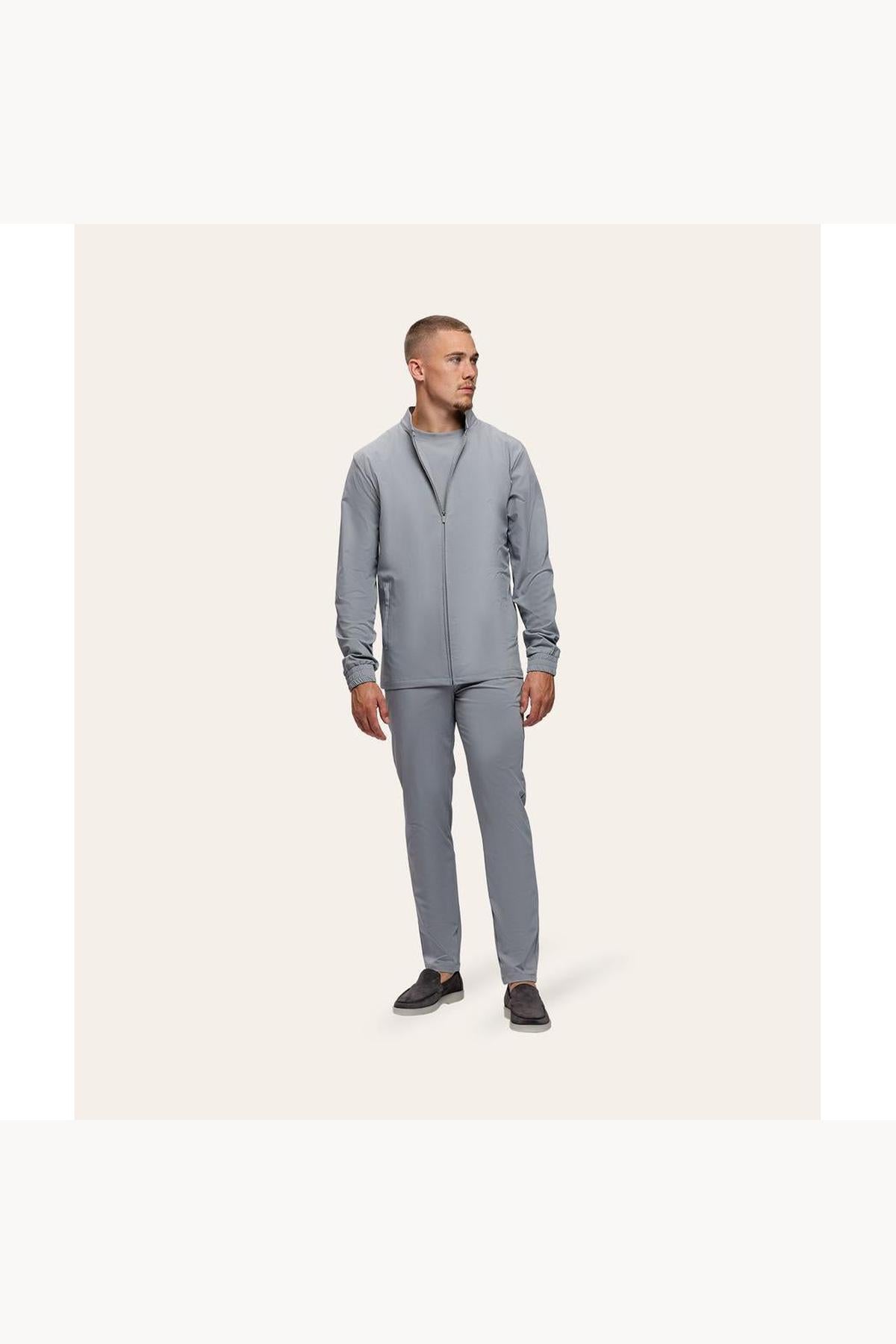 Tracksuit Jacket Light Grey