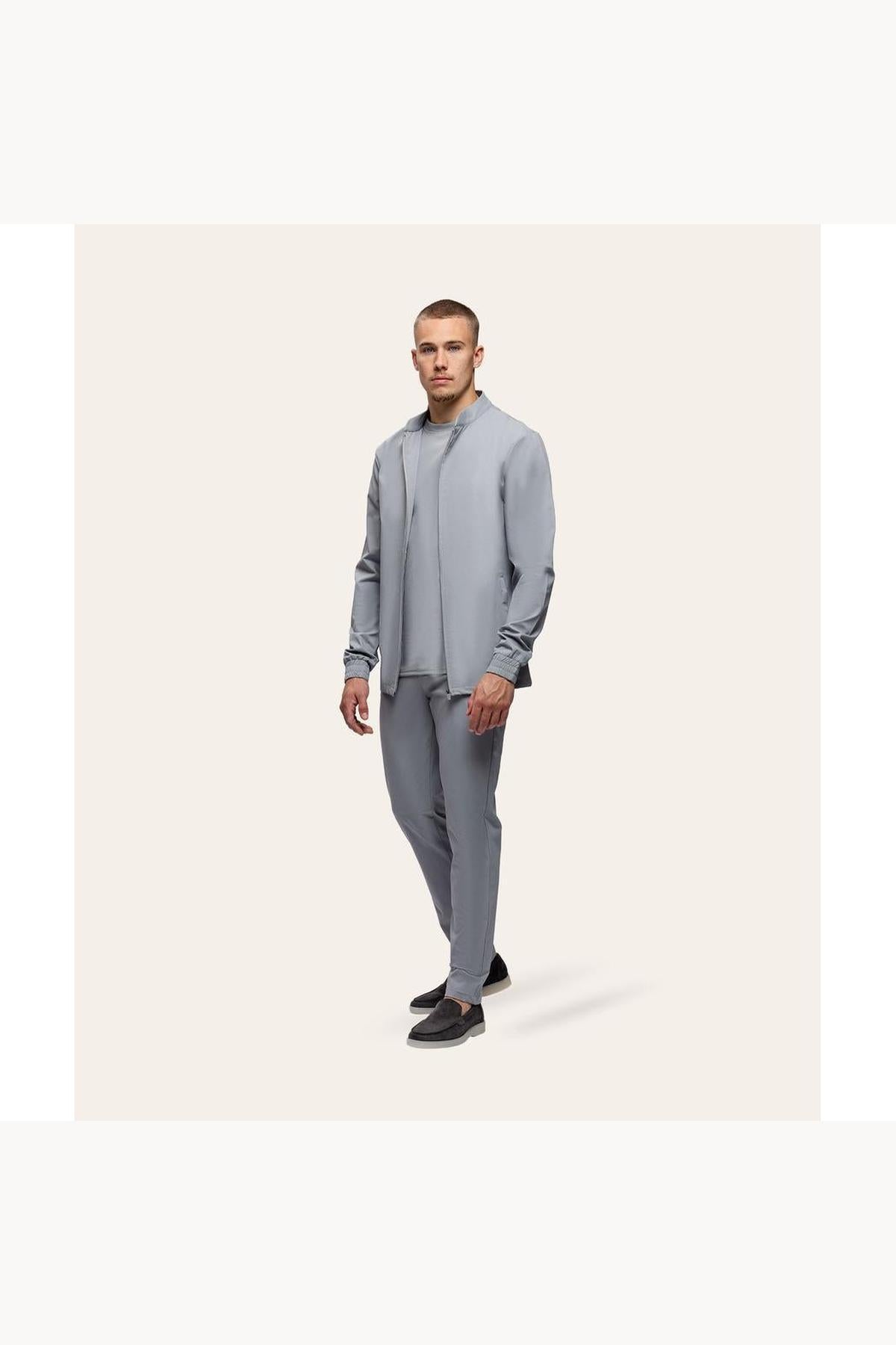 Tracksuit Jacket Light Grey