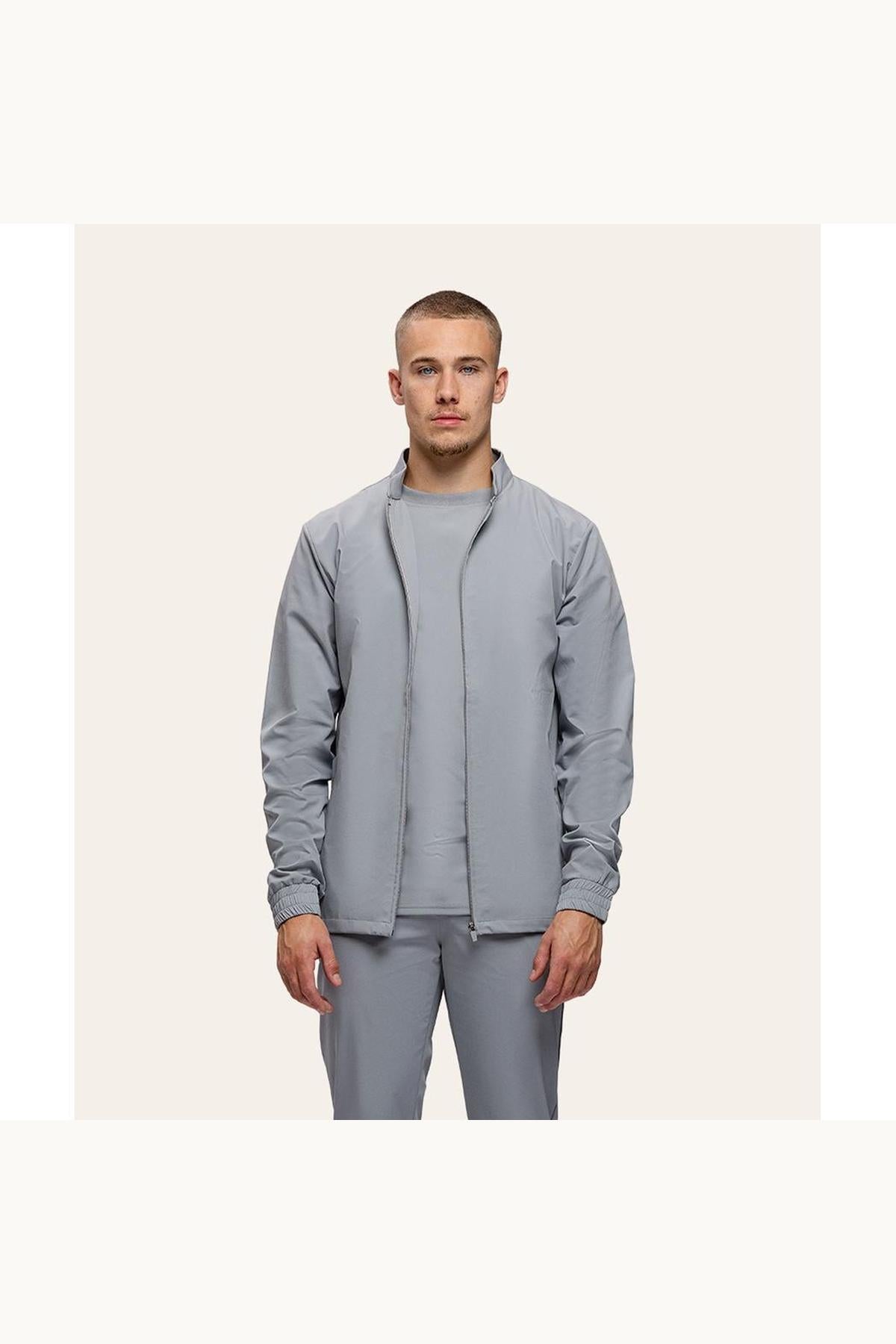 Tracksuit Jacket Light Grey