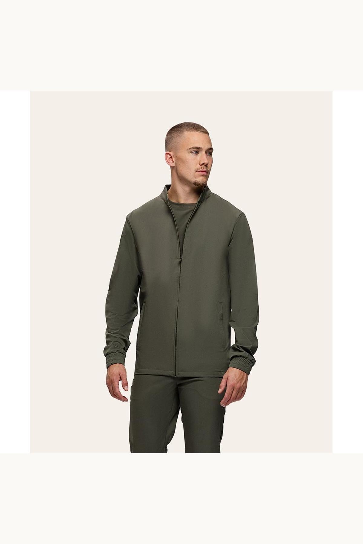 Tracksuit Jacket Olive