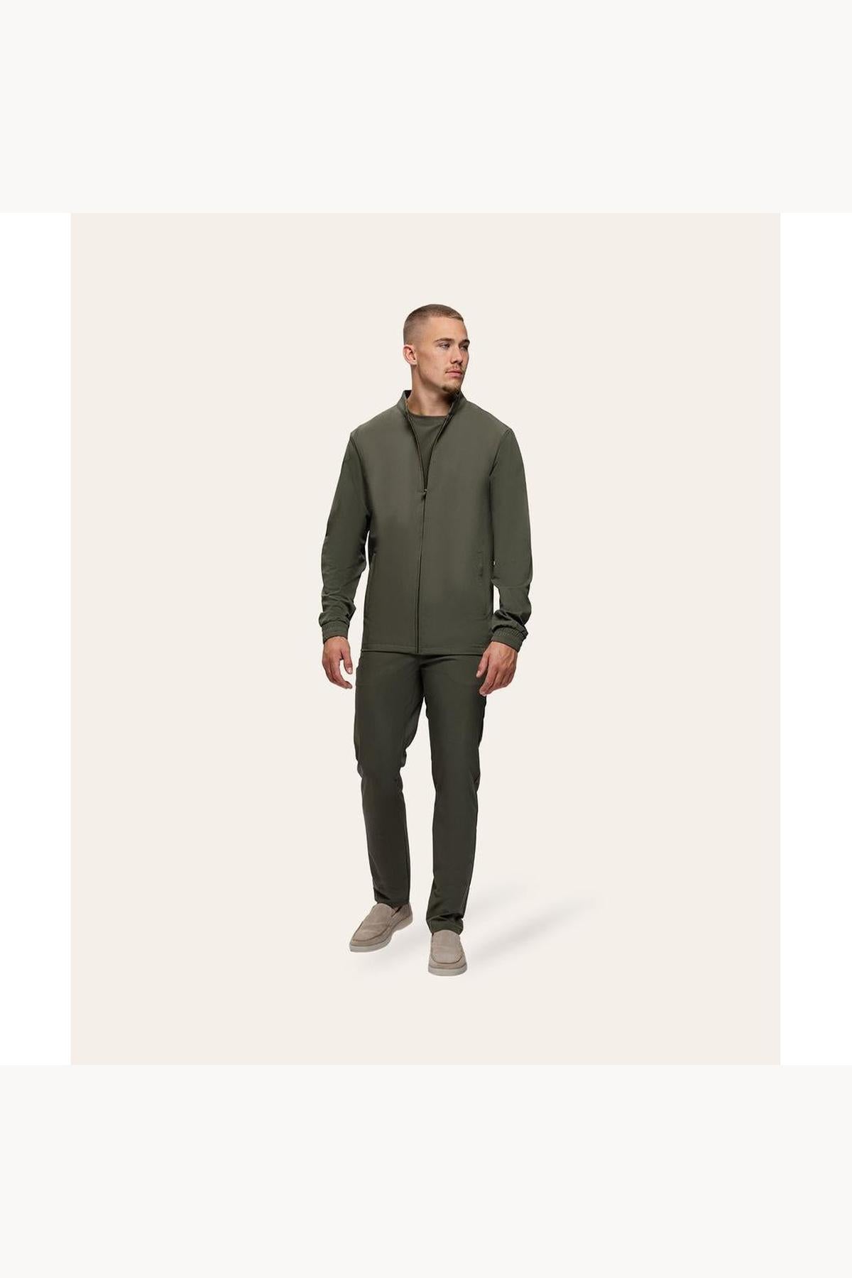 Tracksuit Jacket Olive